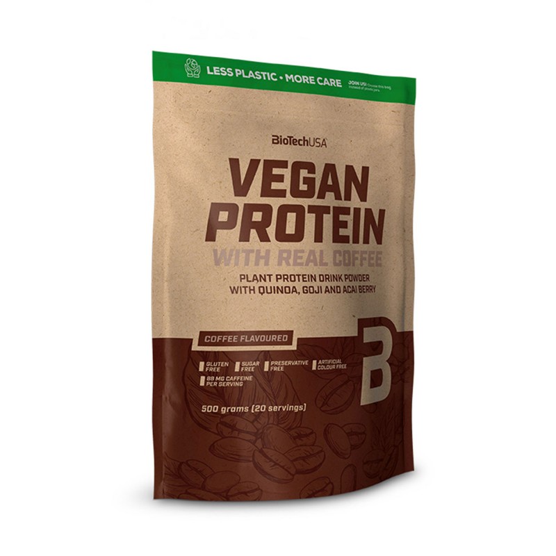 BioTech USA Vegan Protein - Caffè - 500 g