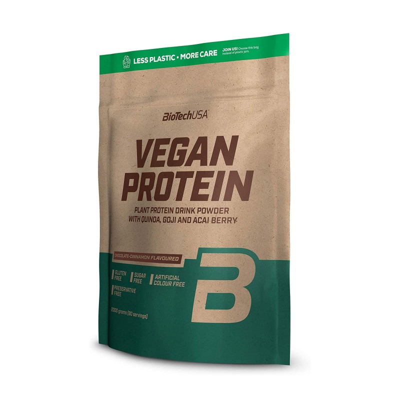 BioTech USA Vegan Protein - Cioccolato e Cannella - 2 kg