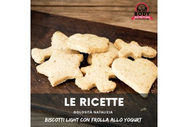 RICETTA: Biscottini Natalizi light con pasta frolla allo yogurt